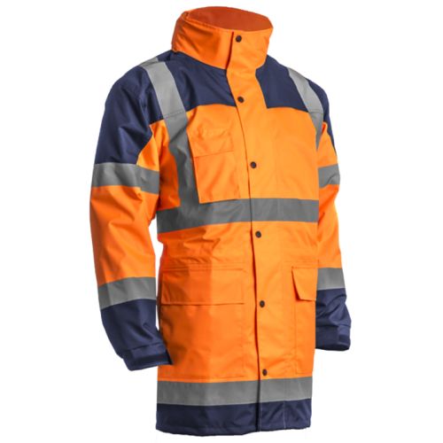 Parka HYDRA haute visibilité orange fluo/marine TM COVERGUARD 5HYJ17000M photo du produit Principale L