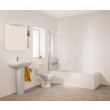 Cuvette WC POLO PLUS au sol sortie horizontale ROCA A342197000 photo du produit Secondaire 1 S