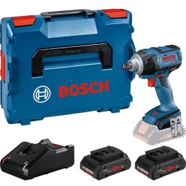 Boulonneuse 18V GDS 18V-300 Professional + 2 batteries Procore 4Ah + chargeur en coffret L-BOXX - BOSCH - 06019D8202 pas cher Principale M