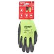 Gant tricoté Hi-Vis Cut C Gloves enduction nitrile vert fluo/noir TL/9 MILWAUKEE 4932478132 photo du produit Secondaire 2 S