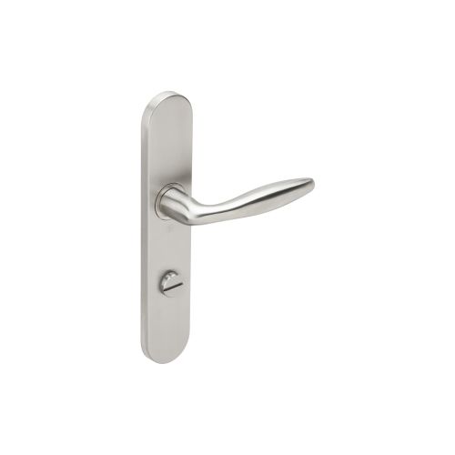 Ensemble sur plaques série JADE 1594 acier type condamnation finition inox - HERACLES - B-INOX-SP22 pas cher Secondaire 6 L