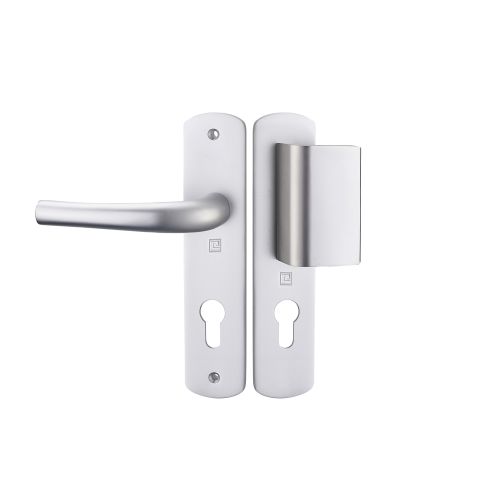 Ensemble sur plaques SALOME HOME entraxe 165mm pali&egrave;re cl&eacute; I argent - HERACLES - B-SALOME-40 pas cher