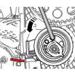 Outil de blocage du tendeur L 55 mm pour VAG KS TOOLS 400.9019 photo du produit Secondaire 1 S