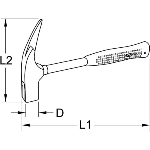 Vilebrequin 3/8 '' 190 mm KS TOOLS 911.3950 photo du produit Secondaire 1 L