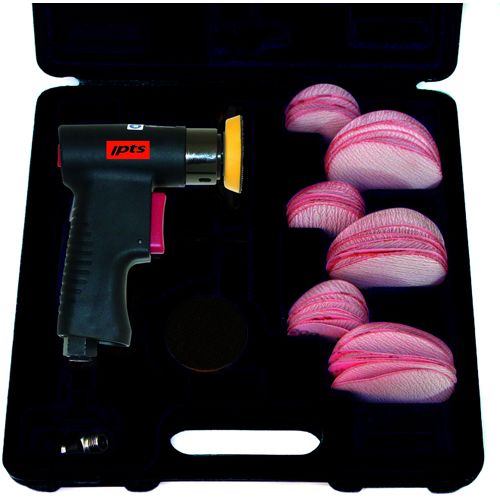 Coffret mini ponceuse orbitale pneumatique diamètre 50-75mm - SAM OUTILLAGE - 1346C-90 pas cher Principale L