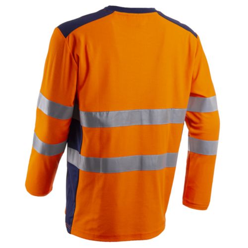 T-shirt RIKKA manches longues orange HV/marine TM COVERGUARD 5RIK17000M photo du produit Secondaire 1 L