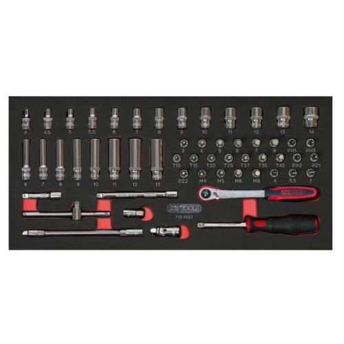 Composition d'outils 2 tiroirs pour servante 114 pi&egrave;ces KS TOOLS 714.0114 photo du produit Secondaire 2 L