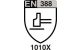 Picto EN 388-1010X