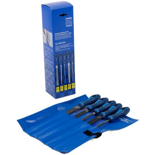Etui de 5 limes d’atelier taille 2 - PFERD TOOLS - 11800532 pas cher Secondaire 1 L