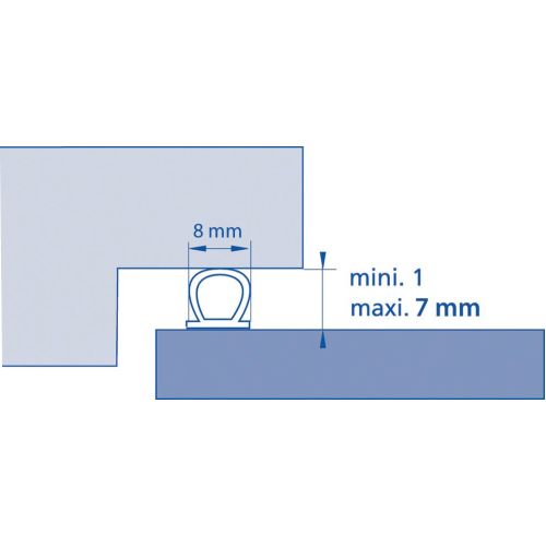 JOINT UNIVERSEL ADHESIF NOIR 7.5M photo du produit Secondaire 2 L