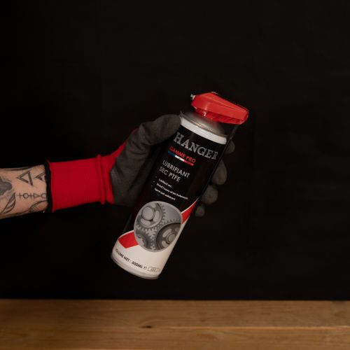Lubrifiant sec au PTFE teflon 500 ml avec cobra rouge HANGER 700303 photo du produit Secondaire 3 L