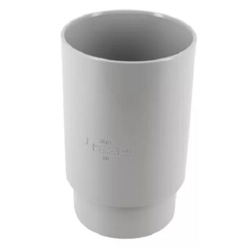 Manchon pour tube de descente cylindrique Femelle/Femelle 80mm gris - NICOLL - JRGT pas cher