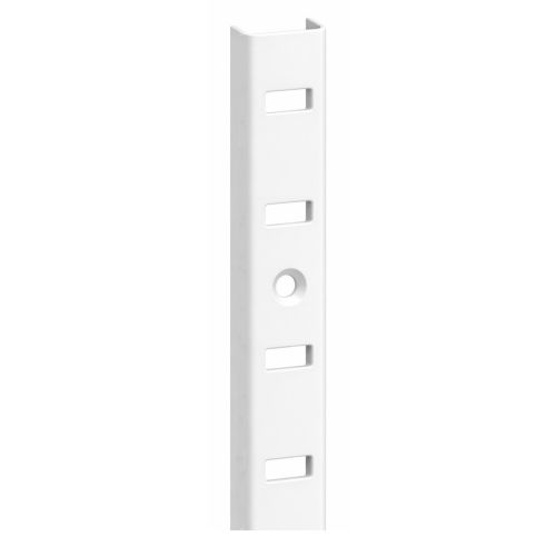 Crémaillère en applique alu blanc 2000x11mm - MONIN - 522 420 pas cher