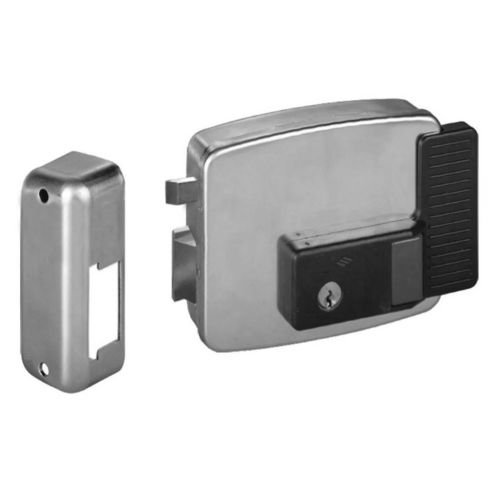 Electro-serrure double entrée à clé axe 60mm poussant cylindre 50mm gauche - CISA - 11931 61 4 pas cher