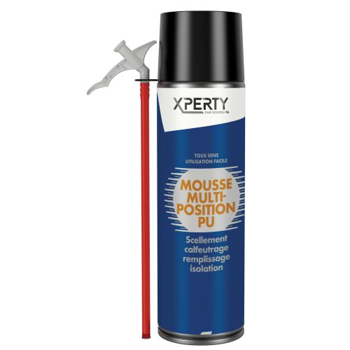 Mousse polyur&eacute;thane monocomposante manuelle 510 ml XPERTY 109773 photo du produit Principale L