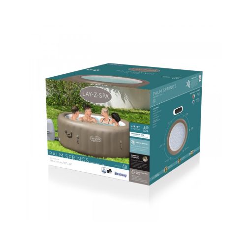 Spa gonflable rond Lay-z-spa palm springs air jet  BESTWAY 60017 photo du produit Secondaire 6 L