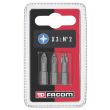 Jeu de 3 embouts High Perf' série 1 PZ1 FACOM ED101T.J3 photo du produit