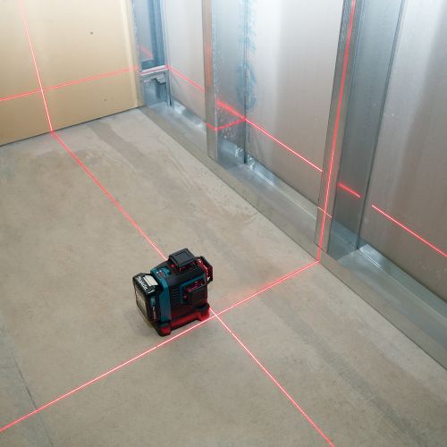 Laser à faisceau rouge 12 V avec 4 lignes verticales et horizontales (sans batterie ni chargeur) MAKITA SK700D photo du produit Secondaire 5 L