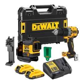 Pack 2 outils 18V XR Dewalt (DCLE34031 + DCD805) + 2 batteries 2 Ah + chargeur + coffret T-STAK - DCK2095D2T-QW pas cher Principale M