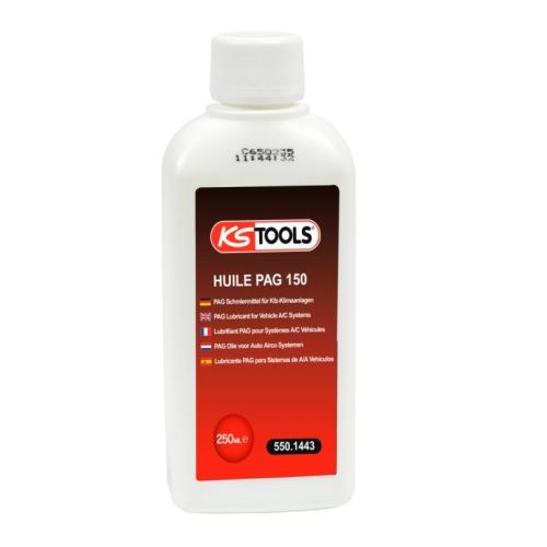 Huile pour compresseur à gaz R134A KS Tools PAG 150 250 ml - 550.1443 photo du produit Principale L