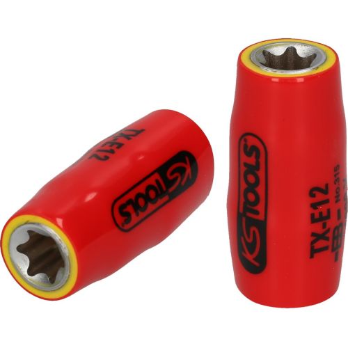 Douille torx E 3/8'' avec revêtement isolant E12 KS TOOLS 117.2384 photo du produit Principale L