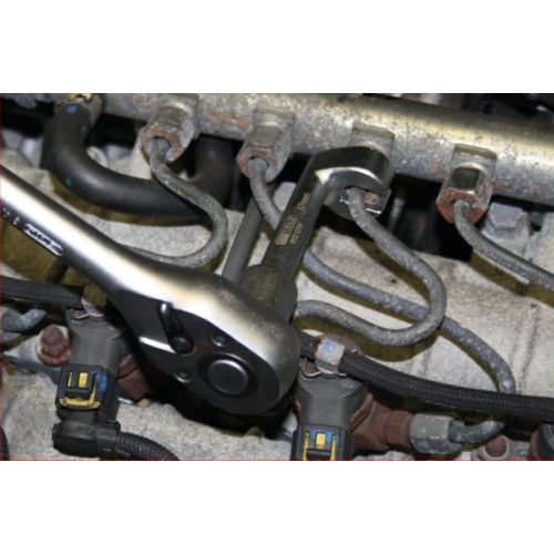 Clé pour conduites d'injection diesel 1/2'' 14 mm KS TOOLS 913.1212 photo du produit Secondaire 3 L