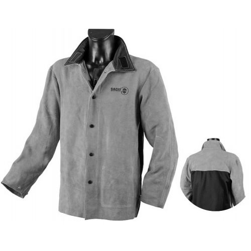 Veste soudeur croûte cuir dos coton TL - TRAFIMET - F12160L pas cher