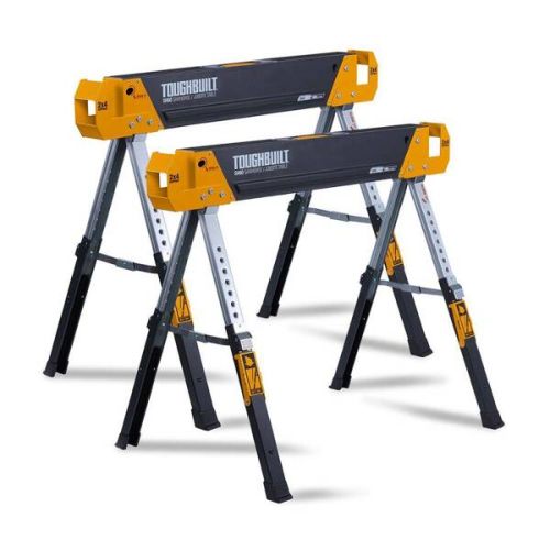 Pack de 2 tréteaux table de chantier SH-60 TOUGHBUILT TB-SH-60-2-XEA photo du produit Principale L