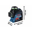 Laser lignes GLL 3-80 G Professional + piles + coffret - BOSCH - 0601063Y00 pas cher Secondaire 2 S