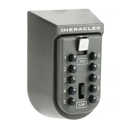 Coffre à clés HERABOX à combinaison à fixer mini  - HERACLES - PCA-HERABOX-S pas cher