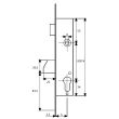 Coffre monopoint pêne dormant 1/2 tour axe de 20mm - TESA - 4210205NM pas cher Secondaire 1 S