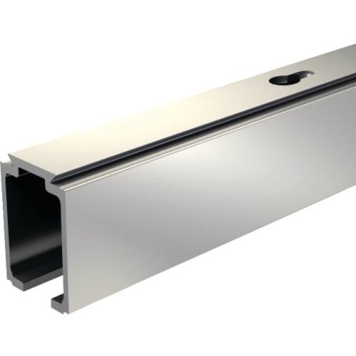 Rail aluminium 2 ml anodisé pour coulissant SAF80 MANTION 11108/200 photo du produit Principale L