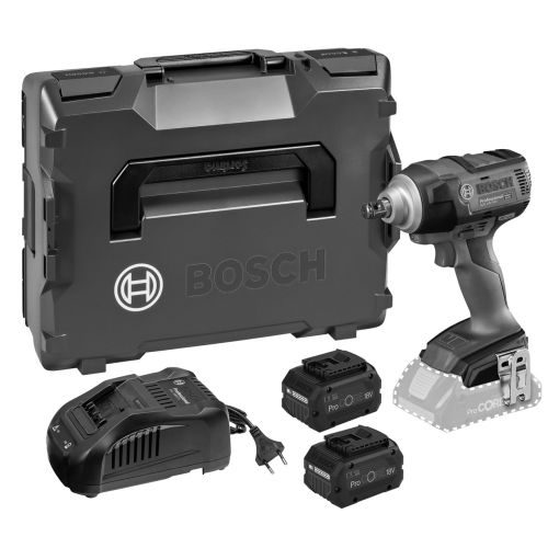 Boulonneuse 18V GDS 18V-300 + 2 batteries Procore 5,5 Ah + chargeur + L-BOXX 136 - BOSCH pas cher