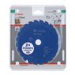 Lame de scie circulaire 165 x 20 x 1,5 mm pour les scies sans-fil 24 dents - BOSCH EXPERT -  2608644507 pas cher Secondaire 4 S