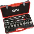 Coffret 1/2'' de 27 outils Sam outillage 12 pans en mm - 75-SA27 photo du produit