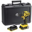 Perceuse-visseuse à percussion 18 V + 2 batteries 2 Ah + chargeur + coffret STANLEY FATMAX FMC627D2 photo du produit