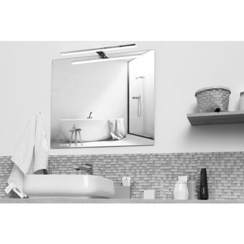 Spot de salle de bains avec éclairage LED chromé 5,2x50cm - PRADEL - 680348 pas cher Secondaire 2 L