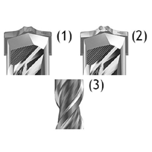 FORET XT2 SDS+ D.4X110X50 pas cher Secondaire 1 L