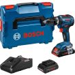 Perceuse-visseuse à percussion 18 V GSB 18V-55 Professional + 2 batteries ProCORE18V 4 Ah + chargeur rapide + coffret L-BOXX BOSCH 06019H5304 photo du produit
