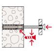 Boîte de 25 chevilles à expansion SX Plus 12x60mm - FISCHER - 568012 pas cher Secondaire 3 S