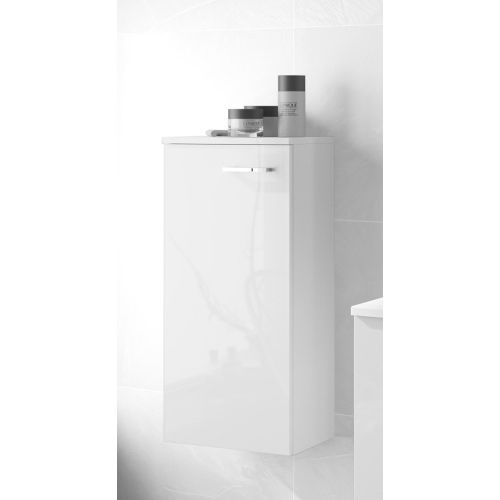 Demi-colonne de salle de bain ANGELO L35 x H107 cm blanc brillant - NEOVA - A2358589 pas cher