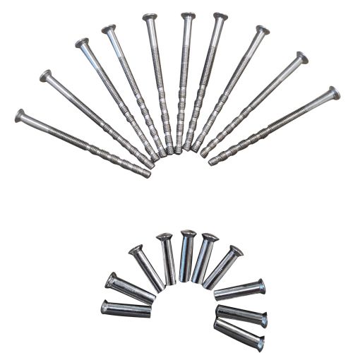 Vis reliure M4 recoupable 30-65mm avec douille M4x22 satin nickelé sachet de 10 - HERACLES - ACC-VR-3065NK pas cher Secondaire 1 L