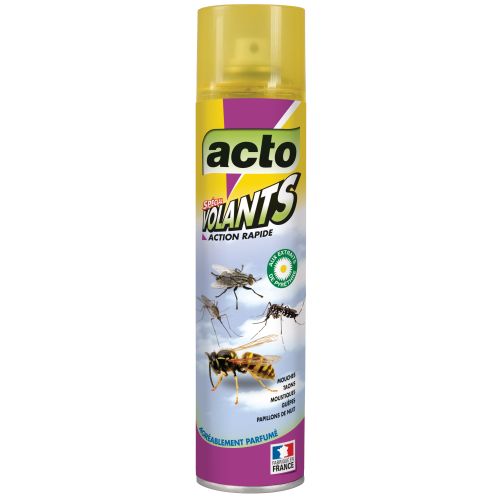 Aérosol spécial volants aux extraits de pyrèthre 400ml ACTO VOL4 photo du produit Principale L