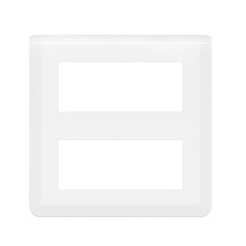 Plaque de finition MOSAIC pour 2x5 modules blanc - LEGRAND - 078830 pas cher Secondaire 1 L