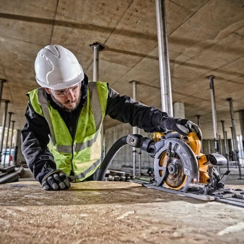 Scie circulaire 54 V XR FLEXVOLT + 2 batteries 9 Ah + chargeur + coffret TSTAK DEWALT DCS579X2-QW photo du produit Secondaire 6 L