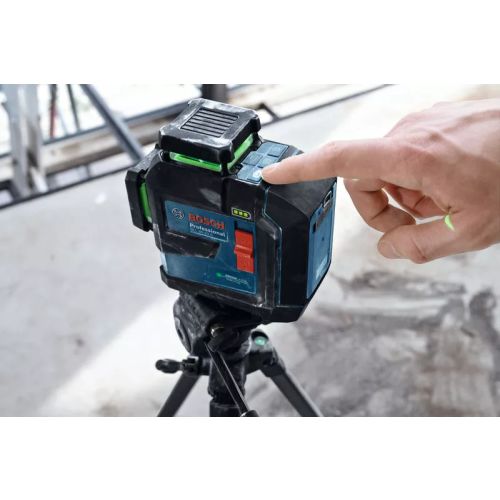 Laser lignes 3,7 V GLL 80-33 G Professional (sans batterie ni chargeur) + 4 piles AA LR6 BOSCH 0601065500 photo du produit Secondaire 5 L