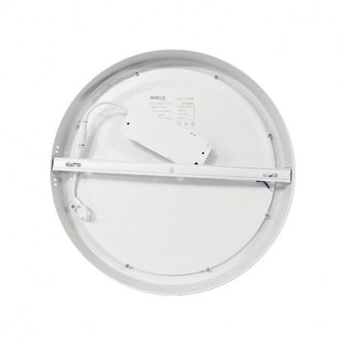 Plafonnier LED LUNA blanc D300 mm 24 W 4000 K MIIDEX LIGHTING 77880 photo du produit Secondaire 1 L