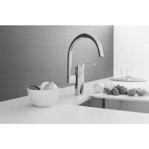 Mitigeur évier bec haut C EUROSMART monocommande - GROHE - 32223-002 pas cher Secondaire 2 L