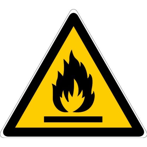 Pictogramme d'avertissement de danger triangulaire ''Danger matières inflammables'' NOVAP 4031989 photo du produit Principale L