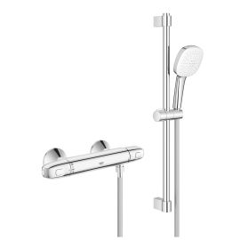 Ensemble douche thermostatique Grohe Grohtherm 1000 + Tempesta Cube 110 8 l 1 jet - 34825002 pas cher Principale M